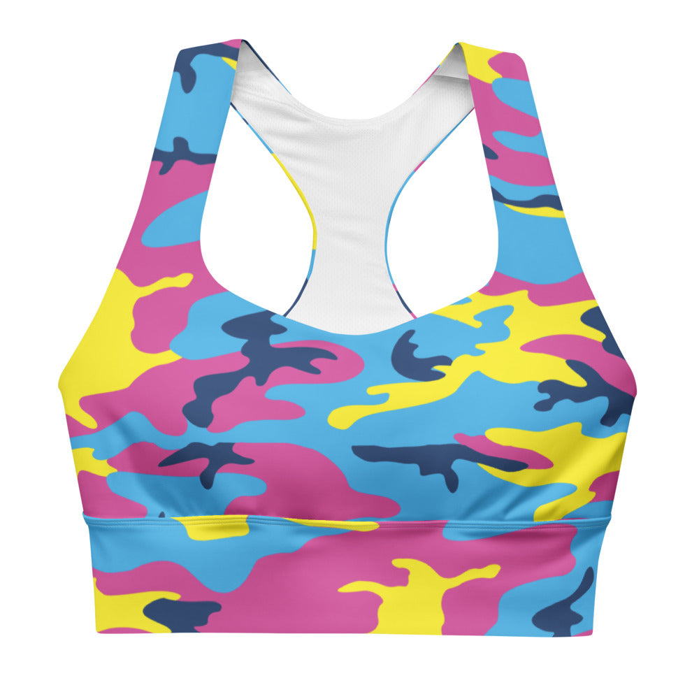 Neon Camouflage Sports Bra *