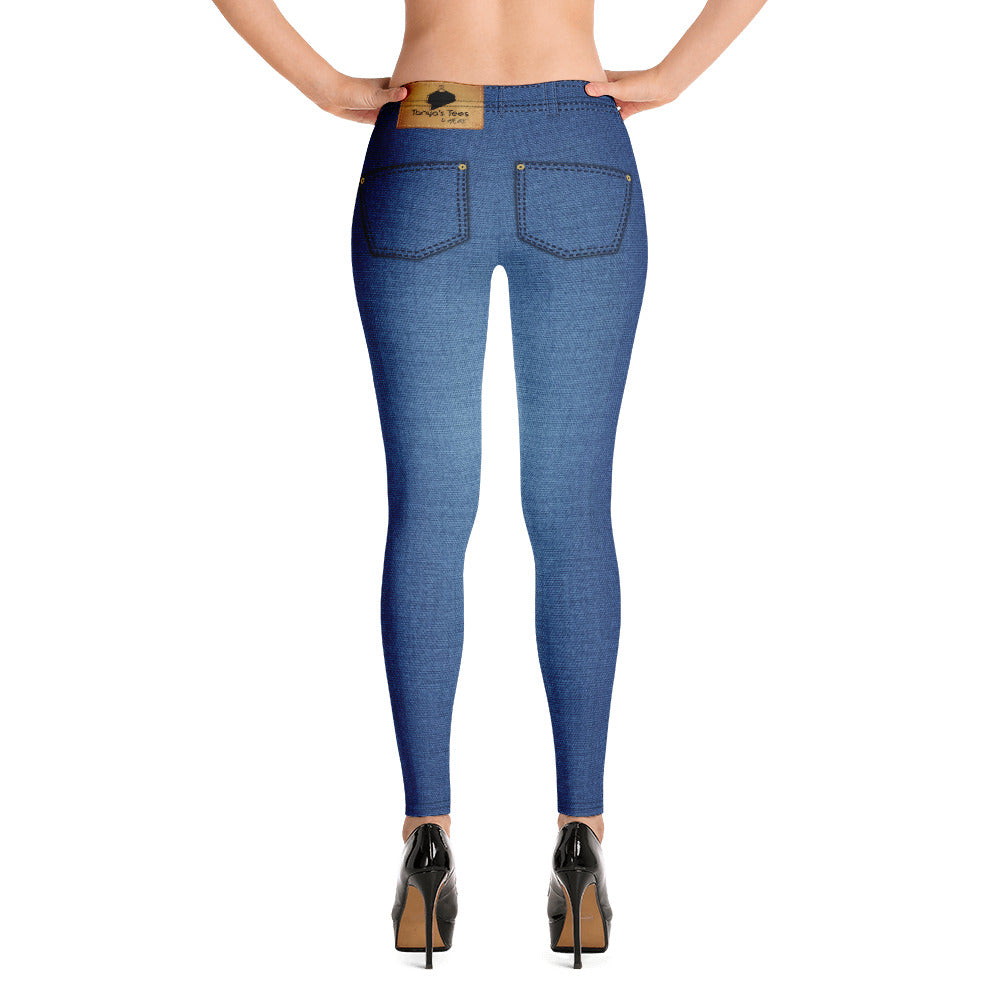 Blue Jean Leggings