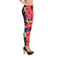 Multi-Colored Geometric Pattern Leggings *