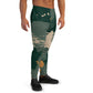 Green Brush Stroke Men's Joggers