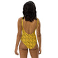Leopard Print One-Piece Swimsuit