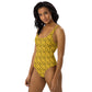Leopard Print One-Piece Swimsuit