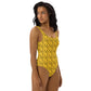 Leopard Print One-Piece Swimsuit
