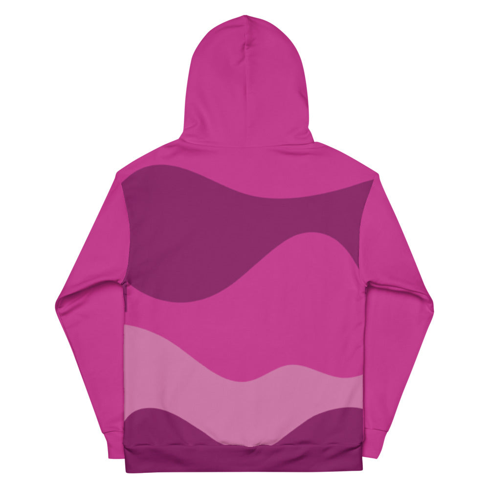 Pink & Violet Abstract Premium Hoodie
